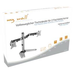 My Wall držák monitoru HL 56-2 L 2 Displej: (s) 43,2 cm (17) - 81,3 cm (32) stříbrná nastavitelná výška, otočný