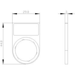 Siemens 3SU1900-0AG10-0AA0 3SU19000AG100AA0 štítek s popisem 10 ks