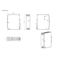 TRU COMPONENTS TC-13807980 síťový zdroj na DIN lištu 24 V/DC 3.2 A 76.8 W Počet výstupů:1 x Obsah 1 ks