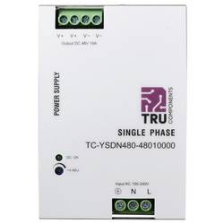 TRU COMPONENTS TC-13808004 síťový zdroj na DIN lištu 48 V/DC 10 A 480 W Počet výstupů:1 x Obsah 1 ks