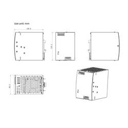 TRU COMPONENTS TC-13808004 síťový zdroj na DIN lištu 48 V/DC 10 A 480 W Počet výstupů:1 x Obsah 1 ks