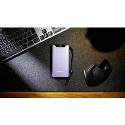 Intenso Intenso Power Bank F20000 purple powerbanka Li-Pol, 20000 mAh, Quick Charge 3.0, Power Delivery 3.0, PPS, USB-C®, USB-A, fialová, Indikátor stavu