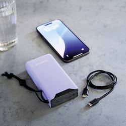 Intenso Intenso Power Bank F20000 purple powerbanka Li-Pol, 20000 mAh, Quick Charge 3.0, Power Delivery 3.0, PPS, USB-C®, USB-A, fialová, Indikátor stavu