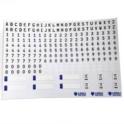 Thicon Models 50413 Nummernschild-Sticker 1:14 dekorativní samolepky 1 ks