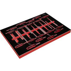 KS Tools 811.1018 sada klíčů 2 mm, 2.5 mm, 3 mm, 4 mm, 5 mm, 6 mm, 7 mm, 8 mm, 10 mm T 8, T 10, T 15, T 20, T 25, T 27, T 30, T 40, T 50 18dílná
