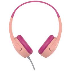 Belkin SoundForm Mini Headset otevřená (On Ear) kabelová růžová omezení hlasitosti