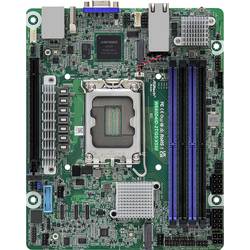 ASRock W680D4ID-2T/G5/X550 Základní deska Socket (PC) #####Intel® 1700 Tvarový faktor Mini-ITX Čipová sada základní desky Intel® W680