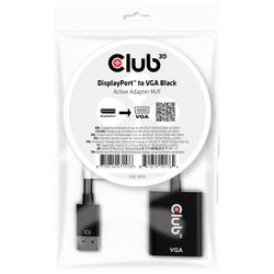 club3D CAC-2013 DisplayPort / VGA adaptér [1x zástrčka DisplayPort - 1x VGA zásuvka] černá 0 mm
