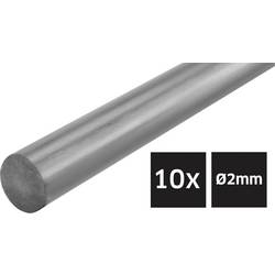 karbon tyčový profil (Ø x d) 2 mm x 1 m 10 ks