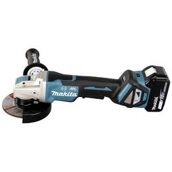 Makita DGA519RTJ DGA519RTJ Akumulátorová úhlová bruska 125 mm, vč. 2x aku, vč. nabíječky, 18 V, 5 Ah