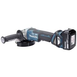 Makita DGA519RTJ DGA519RTJ Akumulátorová úhlová bruska 125 mm, vč. 2x aku, vč. nabíječky, 18 V, 5 Ah