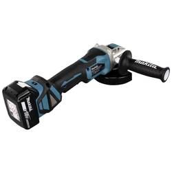 Makita DGA519RTJ DGA519RTJ Akumulátorová úhlová bruska 125 mm, vč. 2x aku, vč. nabíječky, 18 V, 5 Ah