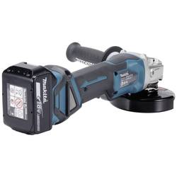 Makita DGA519RTJ DGA519RTJ Akumulátorová úhlová bruska 125 mm, vč. 2x aku, vč. nabíječky, 18 V, 5 Ah