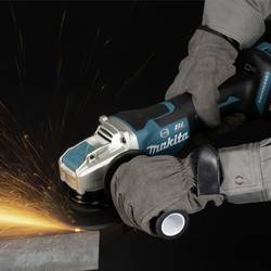 Makita DGA519RTJ DGA519RTJ Akumulátorová úhlová bruska 125 mm, vč. 2x aku, vč. nabíječky, 18 V, 5 Ah