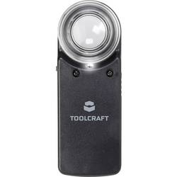TOOLCRAFT 1303080 ruční lupa s LED osvětlením , zvětšení: 15 x, Velikost objektivu: (Ø) 20 mm