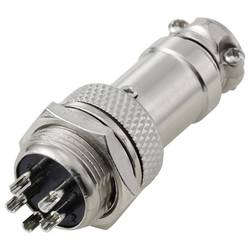 TRU COMPONENTS TC-13895644 kulatý konektor DIN, 1 sada