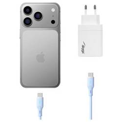 Akyga USB nabíječka, USB-C®, USB A, 45 W, bílá