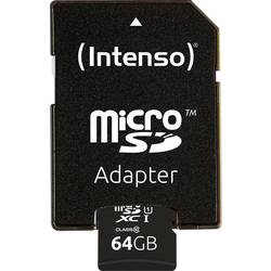Intenso Professional paměťová karta microSDXC 64 GB Class 10, UHS-I vč. SD adaptéru