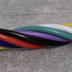 Quadrios 22CW005 Sortiment lanek, 1 x 0.75 mm², bílá, modrá, hnědá, oranžová, zelená, žlutá, šedá, fialová, černá, červená, 1 sada