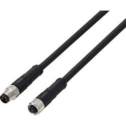 TRU COMPONENTS Přívodní kabel, TC-13752004, piny: 4, 5 m, 1 ks