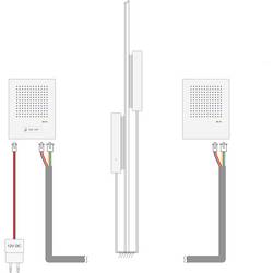 WHD 111-020-04-202-02 intercom bílá