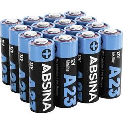 Absina speciální typ baterie 23 A alkalicko-manganová 12 V 55 16 ks