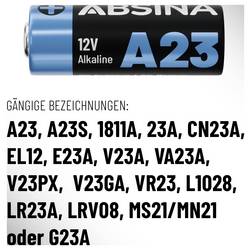 Absina speciální typ baterie 23 A alkalicko-manganová 12 V 55 16 ks