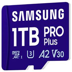 Samsung microSD Card PRO Plus (2023) paměťová kartam miniSDXC Retail 1 TB Class 10, UHS-Class 1, Class 3 UHS-I, v30 Video Speed Class, A2 Application