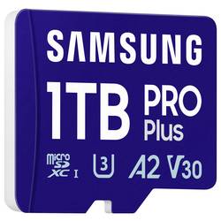 Samsung microSD Card PRO Plus (2023) paměťová kartam miniSDXC Retail 1 TB Class 10, UHS-Class 1, Class 3 UHS-I, v30 Video Speed Class, A2 Application