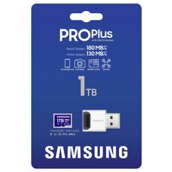 Samsung microSD Card PRO Plus (2023) paměťová kartam miniSDXC Retail 1 TB Class 10, UHS-Class 1, Class 3 UHS-I, v30 Video Speed Class, A2 Application