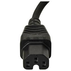 Sygonix SY-7154268 napájecí síťový kabel černá 3.00 m