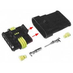 TE Connectivity AMP-Superseal 1.5mm Series sada konektorů Superseal 5, rozteč 6 mm, 30S006, 1 sada