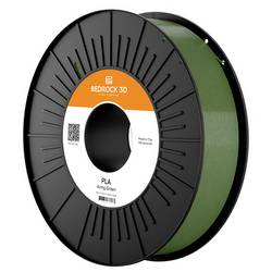 BEDROCK 3D PLA-0008b075 PLA Army Green 2.85 mm 750 g vlákno pro 3D tiskárny PLA plast 2.85 mm 750 g Vojenská zelená 1 ks