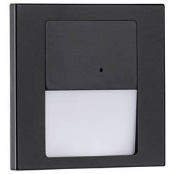 Paulmann 80004 Tsaro eckig 80x36mm 1W 80lm 230V 2700K Nástěnné vestavné svítidlo, LED, 1 W, černá (matná)