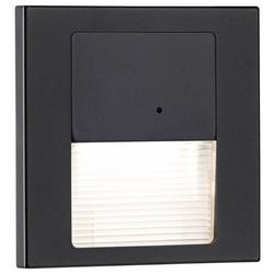 Paulmann 80004 Tsaro eckig 80x36mm 1W 80lm 230V 2700K Nástěnné vestavné svítidlo, LED, 1 W, černá (matná)