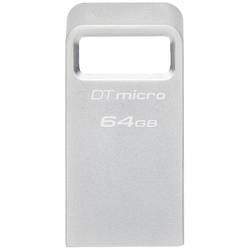 Kingston DataTraveler® Micro USB flash disk Retail 64 GB stříbrná DTMC3G2/64GB USB 3.2 (Gen 1x1)