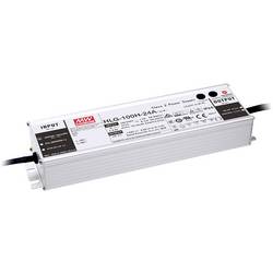 MEAN WELL HLG-100H-24A LED driver, napájecí zdroj pro LED konstantní napětí, konstantní proud 96 W 4 A 24 V/DC PFC spínací obvod , ochrana proti přepětí ,