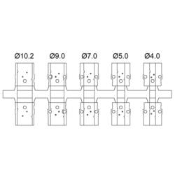 encitech D45ZK-09-K 6560-0106-11 Pólů: 9 celokov 45 ° stříbrná 1 ks