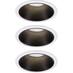 Paulmann 93402 Cole Coin vestavné svítidlo, LED, 6 W, bílá, černá, sada 3 ks