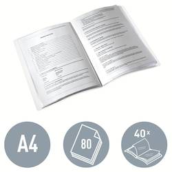 Leitz kniha s průhlednými kapsami 46320026 DIN A4 Počet pouzder:40 červená 1 ks