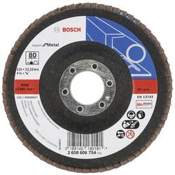 Bosch Accessories 2608606754 X551 vějířovitý brusný kotouč Průměr 115 mm Ø otvoru 22.33 mm Zrnitost 80 ocel 1 ks