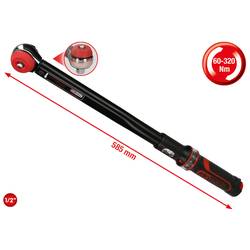 KS Tools ERGOTORQUE®precision, 516.1472, momentový klíč, s ráčnou, 1/2 (12,5 mm), 60 - 320 Nm