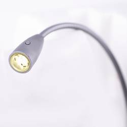 Heitronic Berta 27745 LED lampička na noční stolek LED pevně vestavěné LED 1.5 W teplá bílá stříbrná