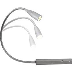 Heitronic Berta 27745 LED lampička na noční stolek LED pevně vestavěné LED 1.5 W teplá bílá stříbrná