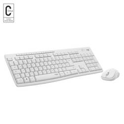 Logitech MK295 bezdrátový sada klávesnice a myše tlačítka multimédií, s číselnou klávesnicí, Tiché klávesy, odolné proti stříkající vodě, ergonomická US