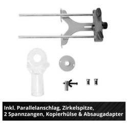 Einhell Professional TP-RO 18/55 Li BL - Solo vrchní frézka , bezkartáčové, bez akumulátoru, bez nabíječky, vč. paralelního dorazu, vč. příslušenství, 4350425