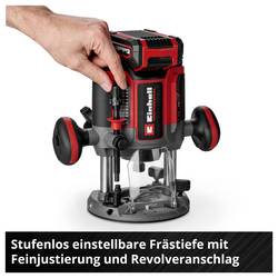 Einhell Professional TP-RO 18/55 Li BL - Solo vrchní frézka , bezkartáčové, bez akumulátoru, bez nabíječky, vč. paralelního dorazu, vč. příslušenství, 4350425
