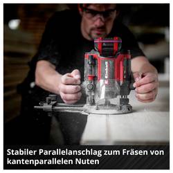 Einhell Professional TP-RO 18/55 Li BL - Solo vrchní frézka , bezkartáčové, bez akumulátoru, bez nabíječky, vč. paralelního dorazu, vč. příslušenství, 4350425