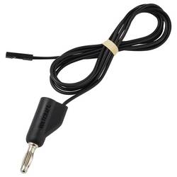 VOLTCRAFT MSL-315 schwarz měřicí kabel zástrčka 4 mm zásuvka 0,64 mm 1 m černá 1 ks