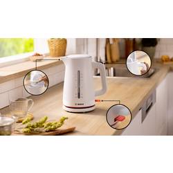 Bosch Wasserkocher 1,7L MyMoment, weiß rychlovarná konvice, ochrana proti přehřátí, bílá, TWK3M121